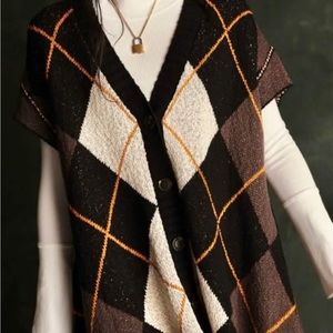 Free People Argyle Swing Dress